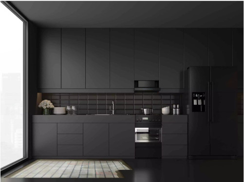 Cocina con suelo radiante eléctrico